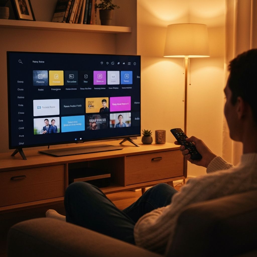 Smart TV setup and configuration
